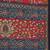 Women plus size teal blue yoke design chanderi silk kurta with trousers & dupatta