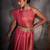 red woven pure silk blend designer pallu saree with blouse