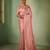 pear woven pure silk blend designer pallu saree with blouse