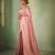 pear woven pure silk blend designer pallu saree with blouse