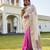 cream woven pure georgette designer pallu saree with blouse