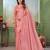 peach woven kanjivaram soft silk saree designer pallu saree with blouse