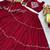 NAVRATRI  MAROON  COTTON RIBBON LACE WORK FLAIRED Lehenga choli
