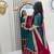 NAVRATRI  RAMA GREEN FAUX GEORGETTE THREAD Lehenga choli