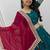 NAVRATRI  RAMA GREEN FAUX GEORGETTE THREAD Lehenga choli