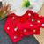 Navratri red galaxy silk thread mirror kardana work readymade blouse