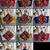 Navratri black cotton thread kaudi hand mirror work noodles strips readymade blouse