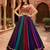 Navratri Special Multicolor Georgette Garba Lehenga Choli