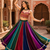 Navratri Special Multicolor Georgette Garba Lehenga Choli