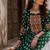 Green Navrat Special Designer Kediya Lehenga Set with Mirror Work