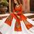 Orange Navratri Special Designer Gamthi Patch Work Rayon Lehenga Choli