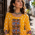 Yellow Navrat Special Designer Kediya Lehenga Set with Mirror Work