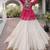Exquisite Pink Premium Kora Cotton Lehenga with Laheriya Print Gamthi Work Top