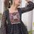 Premium White Designer Navratri Kora Cotton Lehenga Choli with Black Laheriya Print Top