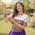 Purple Roman Navaratri Lehenga Choli For Women's