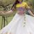 White Roman Navaratri Lehenga Choli For Women's