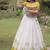 White Roman Navaratri Lehenga Choli For Women's