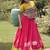 Pink & Yellow Roman Navaratri Lehenga Choli For Women's