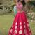 Roman Silk blend Gota Pattern Lehenga Set For Women's
