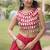 RomanSilk blend Gota Pattern Lehenga Set For Women's