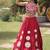 RomanSilk blend Gota Pattern Lehenga Set For Women's