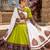 Green Signature Navratri Gamthi Rayon Cotton Lehenga Set