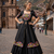 Classic Black Designer Rayon Cotton Lehenga Set