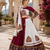 Maroon Signature Navratri Gamthi Rayon Cotton Lehenga Set