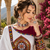 Maroon Signature Navratri Gamthi Rayon Cotton Lehenga Set