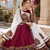 Maroon Signature Navratri Gamthi Rayon Cotton Lehenga Set