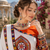 Orange Signature Navratri Gamthi Rayon Cotton Lehenga Set