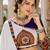Purple Signature Navratri Gamthi Rayon Cotton Lehenga Set