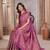 wine woven kanjivaram soft silk saree designer pallu saree with blouse
