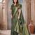 bottal green woven kanjivaram soft silk saree designer pallu saree with blouse