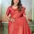red woven kanjivaram soft silk Blend saree designer pallu saree with blouse