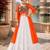 Green Leheriya Faux Georgette Kurti with Rayon Lehenga Set