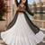 Black Leheriya Faux Georgette Kurti with Rayon Lehenga Set