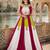 White Designer Rayon Lehenga Choli with Koti for Navratri