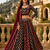 Black Heritage Ajrakh Print Rayon Cotton Lehenga Set