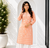 Peach Fully Embroidered Cotton Kurta Palazzo 2pc set