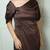 Brown solid modal maxi dress for women