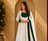 white Embroidery and Seuence Work Anarkali Gown With Pant and Dupatta 3pc set