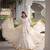 Ivory Elegant Cora Cotton Gota-Patti & Lace Work Lehenga Choli Set for Women
