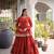 Brick Orange Elegant Cora Cotton Gota-Patti & Lace Work Lehenga Choli Set for Women