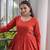 Brick Orange Elegant Cora Cotton Gota-Patti & Lace Work Lehenga Choli Set for Women