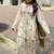 Women's Beautiful Printed Work Cameric Cotton Fabric Straight Kurta Patiala and Dupatta Set