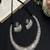 Oxidized Silver Torque Choker Set, Boho Statement Necklace with Earrings
