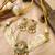 Green kundan stone & pearl beaded gold plated choker necklace set for women