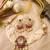 Pink kundan stone & pearl beaded gold plated choker necklace set for women