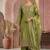 Pista embroidery silk blend sharara suit set